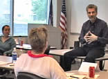 Roger working with participant