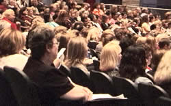 Leadership presentation audience